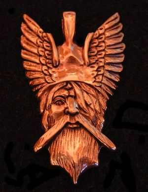 Anhänger Odinskopf in Bronze