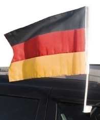 Autoflagge Schwarz-rot-gold