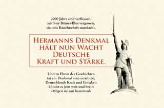 Kunstdruck Hermanns Denkmal...