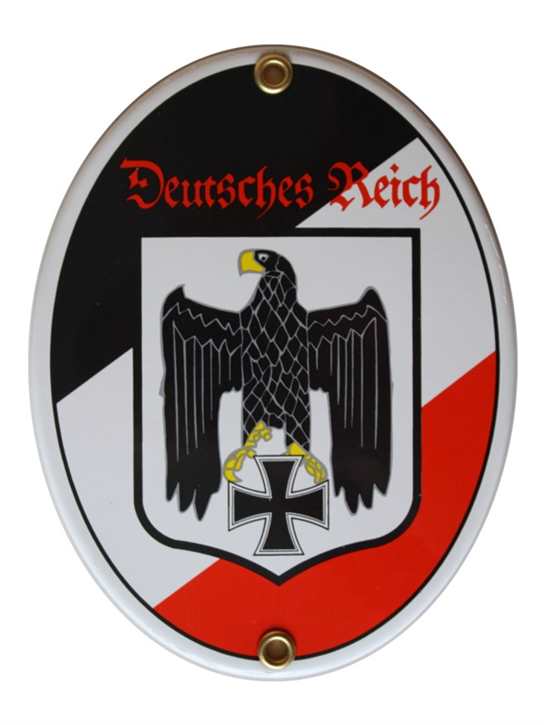Emailleschild Deutsches Reich
