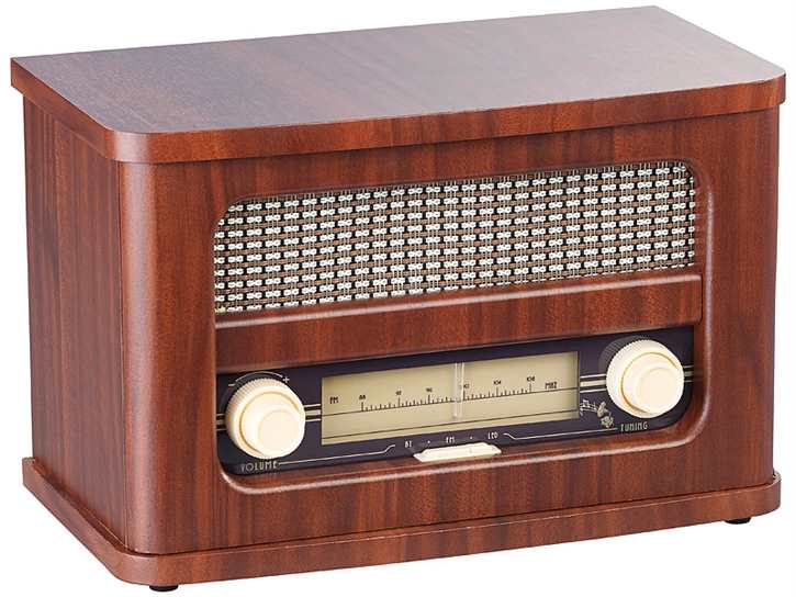 Nostalgisches Stereo-FM-Radio