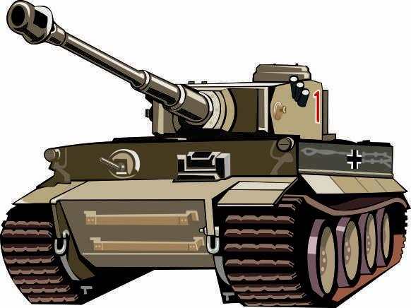 Aufkleber Tiger Panzer
