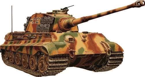 Aufkleber Tiger II Königstiger Panzer