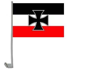 Autoflagge Schwarz-weiß-rot Eisernes Kreuz