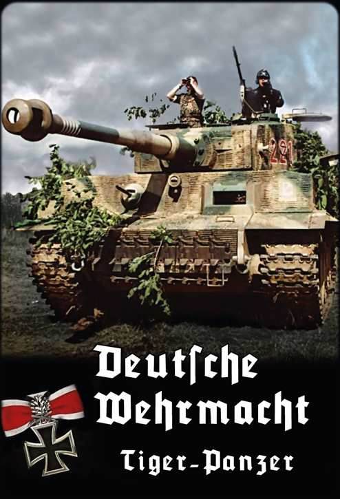 Werbeschild Tiger-Panzer