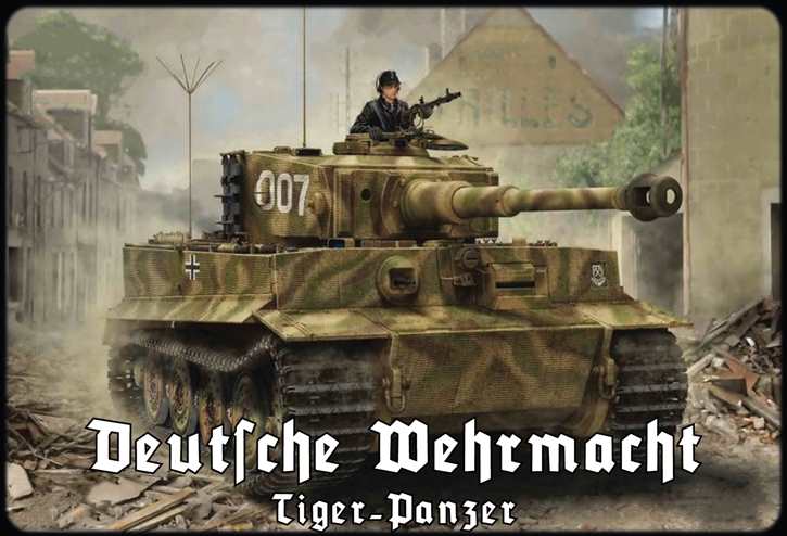 Werbeschild Tiger-Panzer II