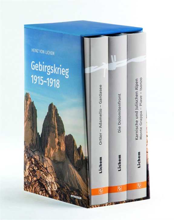 von Lichem, Heinz: Gebirgskrieg 1915–1918 - 3 Bände im Schuber