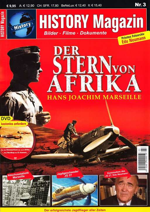 History Magazin Nr. 3 - Der Stern von Afrika - Hans Joachim Marseille