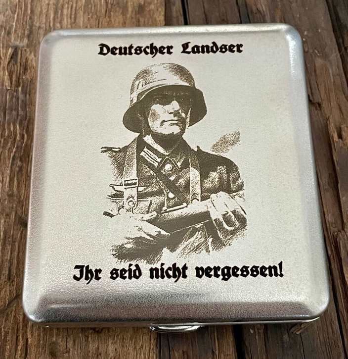 Zigarettenetui - Deutscher Landser