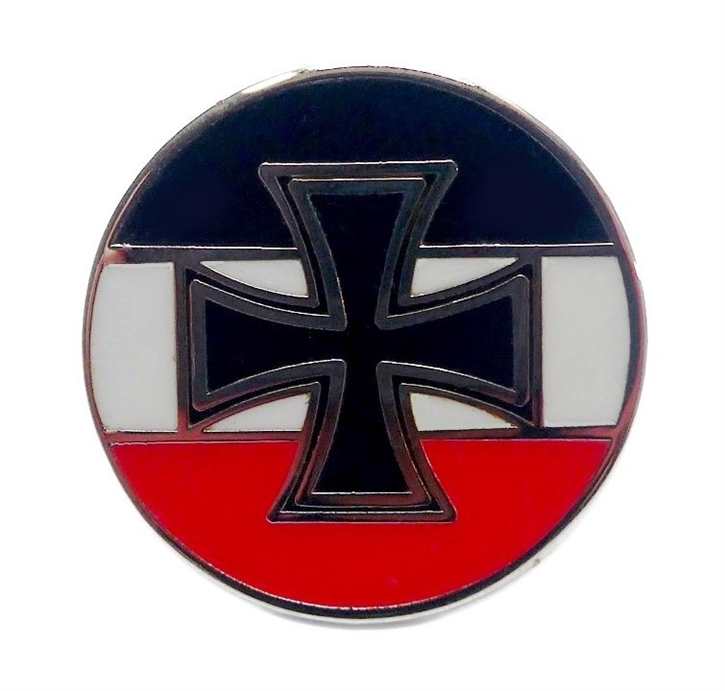 Anstecker Gösch schwarz/weiss/rot Eisernes Kreuz