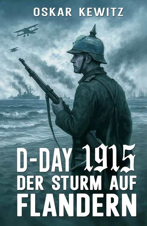 Kewitz, Oskar: D-Day 1915 - Band 1 - Der Sturm auf Flandern (Roman), gebundene Ausgabe