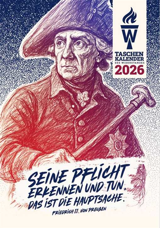 Taschenkalender des Widerstandes 2026 - Vorbestellung!