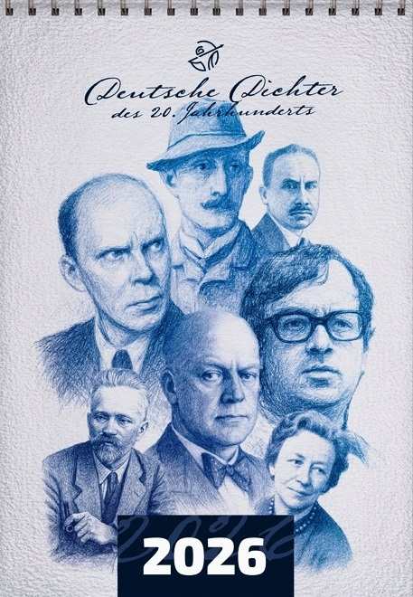 Wandkalender 2026 - Deutsche Dichter des 20. Jahrhunderts