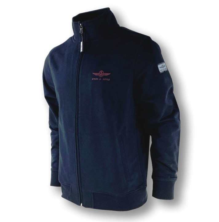 Sweatjacke E&S NAEROY - schwarz