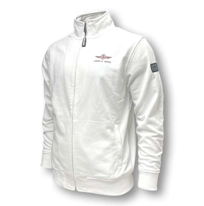 Sweatjacke E&S NAEROY - weiss