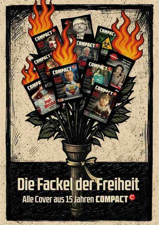 COMPACT (Hrsg.): Die Fackel der Freiheit - Alle Cover aus 15 Jahren COMPACT