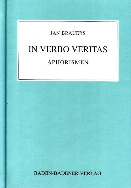 Brauers, Jan: In Verbo Veritas