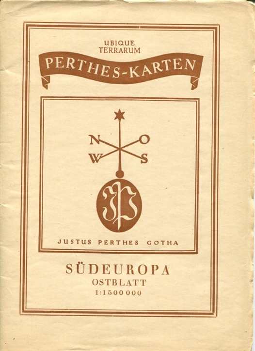 Perthes-Karten: Südeuropa Ostblatt