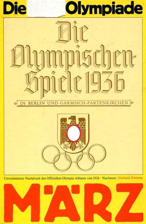 Die Olympischen Spiele 1936 in Berlin und Garmisch-Partenkirchen