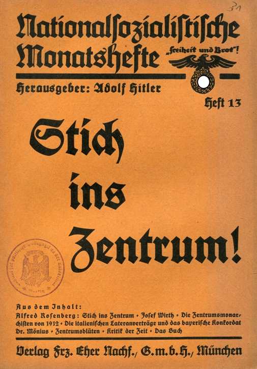 Nationalsozialistische Monatshefte Heft 13 - 1931 - 2. Jahrgang