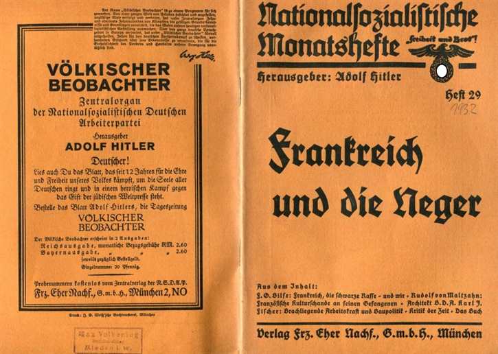 Nationalsozialistische Monatshefte Heft 29 -1932 - 3. Jahrgang