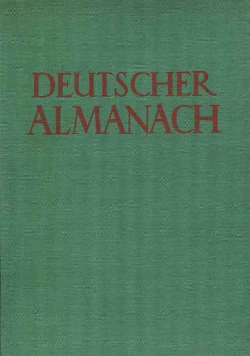 Utermann, Wilhelm: Deutscher Almanach - Eine Lese zeitgenössischen Schrifttums und auserwählte Kostbarkeiten