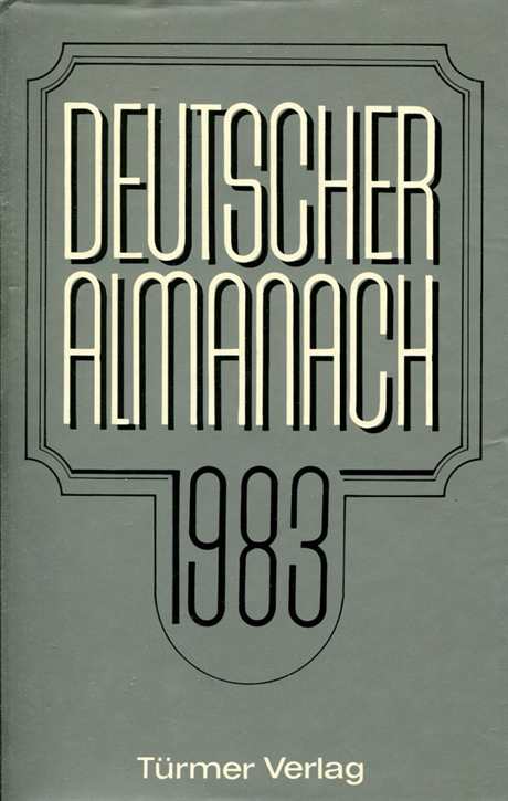 Pozorny, Reinhard: Deutscher Almanach 1983