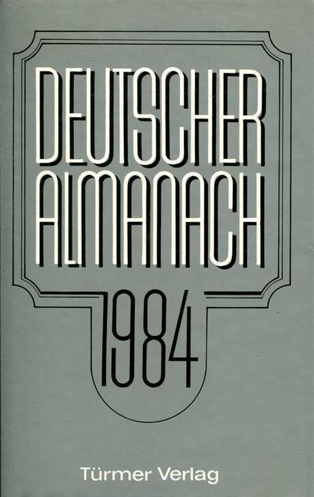 Pozorny, Reinhard: Deutscher Almanach 1984