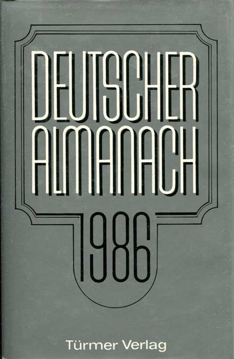 Pozorny, Reinhard: Deutscher Almanach 1986
