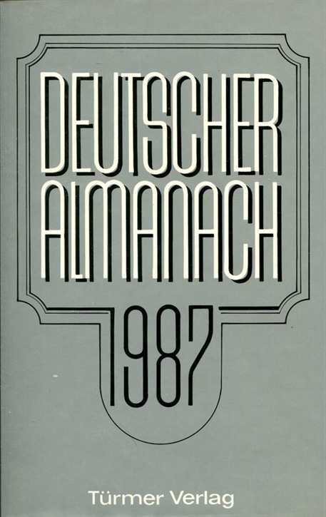 Pozorny, Reinhard: Deutscher Almanach 1987