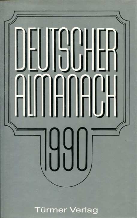 Pozorny, Reinhard: Deutscher Almanach 1990