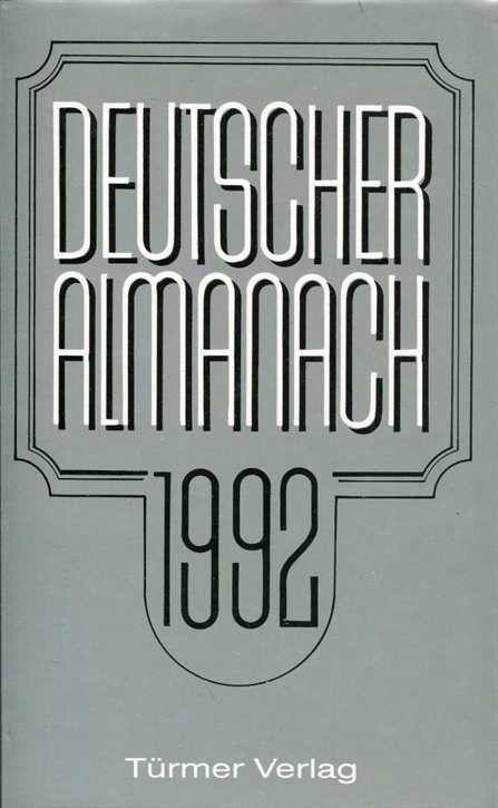 Pozorny, Reinhard: Deutscher Almanach 1992