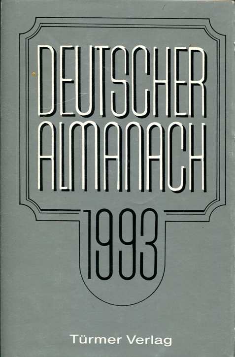 Pozorny, Reinhard: Deutscher Almanach 1993