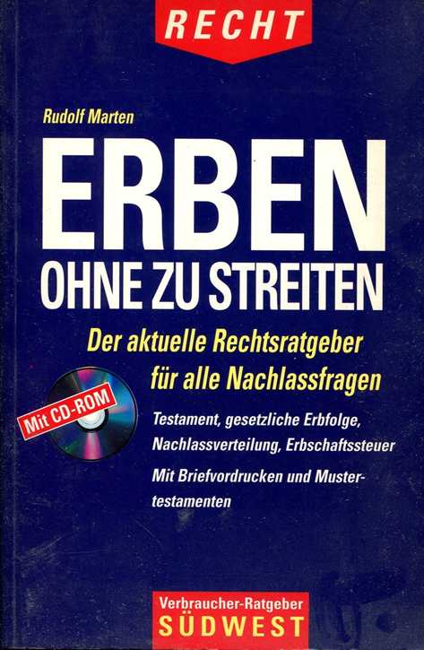 Marten, Rudolf: Erben ohne zu Streiten