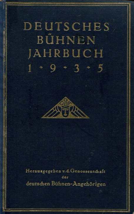 Deutsches Bühnen Jahrbuch 1935