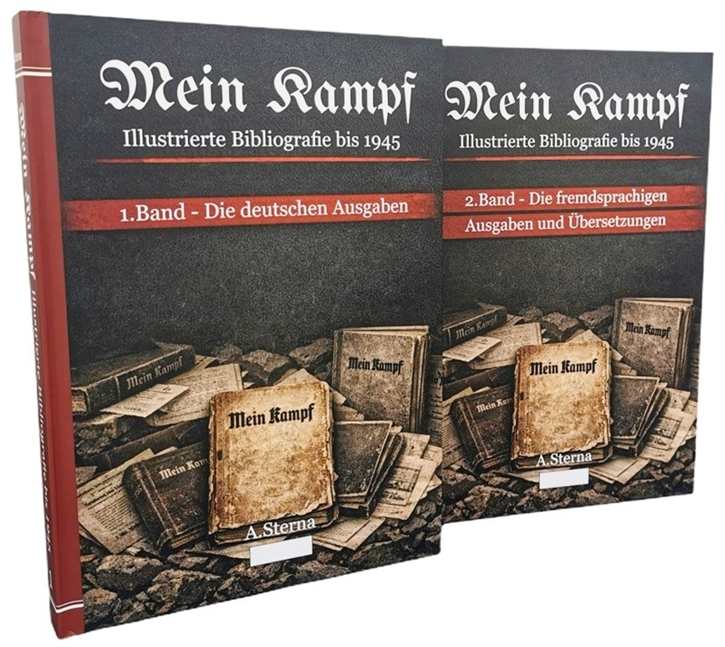 Sterna, A.: Mein Kampf - Illustrierte Bibliographie bis 1945, 2 Bände, limitiert!