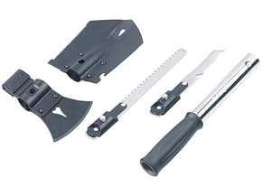 6in1-Multi-Werkzeug-Spaten mit Messer, Säge, Beil