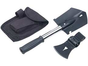 6in1-Multi-Werkzeug-Spaten mit Messer, Säge, Beil