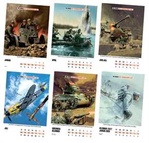 Kunst-Kalender - Weltkrieg - Der Wandkalender 2027