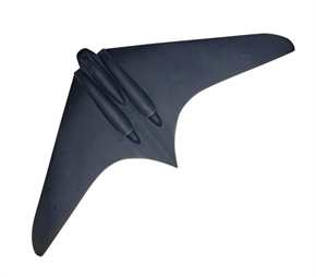 Nurflügler Horten H IX / Flaschenabdeckung / Dekoration / Miniaturmodell