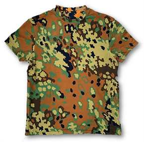 Premium-Tarnwende-T-Shirt Eichenlaubtarn - Herbsttarn und Frühlingstarn