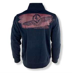 Sweatjacke E&S NAEROY - schwarz