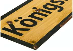 Großes Straßenschild - Frontstadt - Königsberg