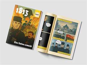 Comic - 1813 - Eine Nation erwacht + 1 Poster und 3 Aufkleber gratis dabei!
