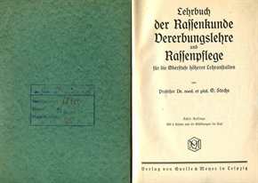 Steche, Otto: Lehrbuch der Rassenkunde, Vererbungslehre und Rassenpflege