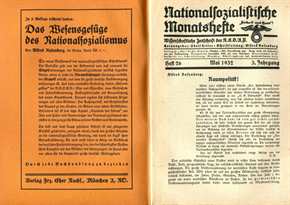 Nationalsozialistische Monatshefte Heft 26 - 1932 - 3. Jahrgang