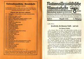 Nationalsozialistische Monatshefte Heft 29 -1932 - 3. Jahrgang