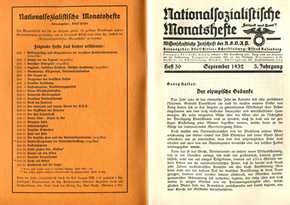 Nationalsozialistische Monatshefte Heft 30 - 1932 - 3. Jahrgang
