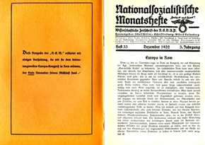 Nationalsozialistische Monatshefte Heft 33 - 1932 - 3. Jahrgang