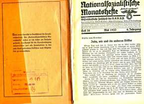 Nationalsozialistische Monatshefte Heft 38 - 1933 - 4. Jahrgang